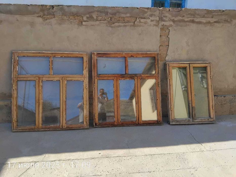 Окна деревянные со стеклопакетом, Терезе г. Сарыагаш
