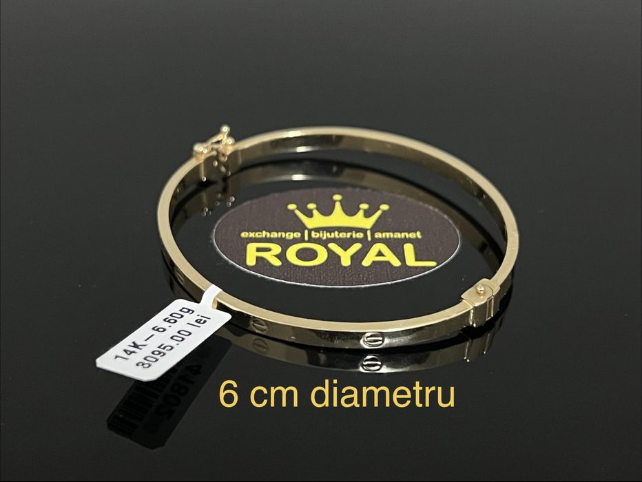 Bijuteria Royal CB : Bratara dama fixa aur 14k 6,60 grame