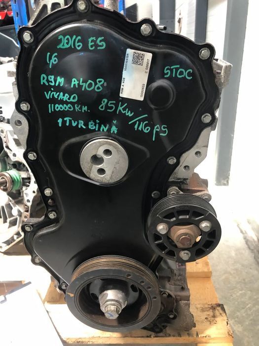 Motor complet fara accesorii cu o singura turbina pentru Opel Vivaro/R