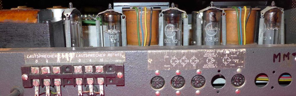 Музейна антика oт 1963г   :  K & H Telewatt VS56 студиен лампов амп