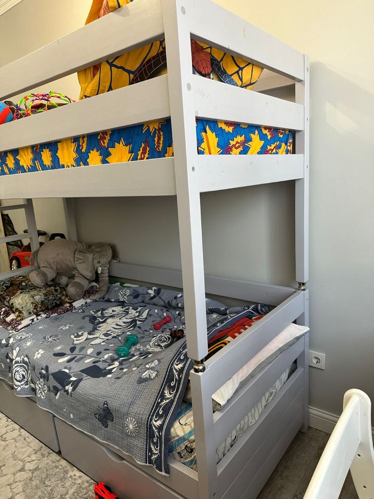Детская 2х этажная кровать трансформер