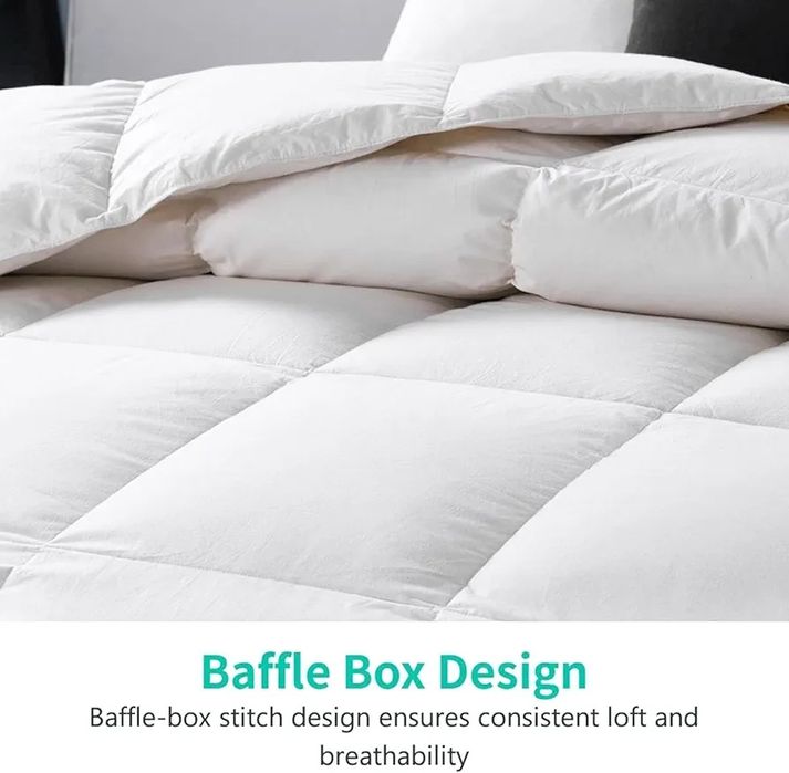 200x200см Премиум Зимна Завивка с Естествен Гъши Пух (1520гр), APSMILE