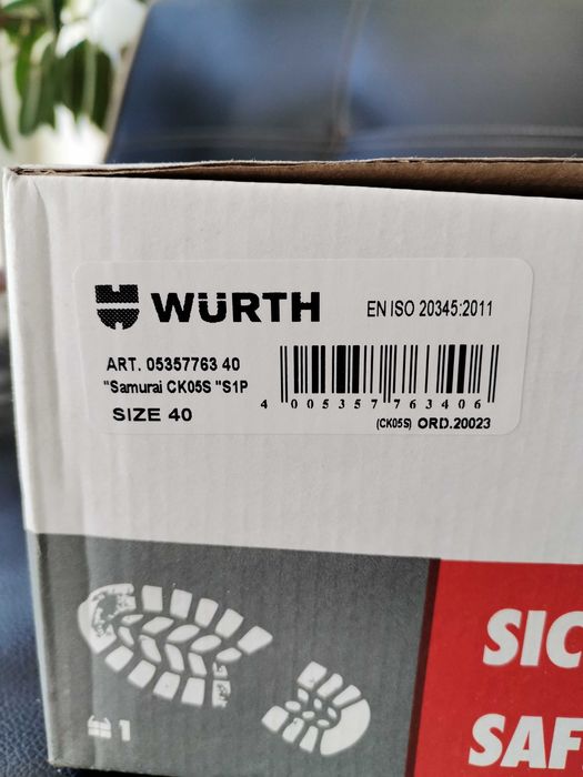 Обувки работни вюрт чисто нови