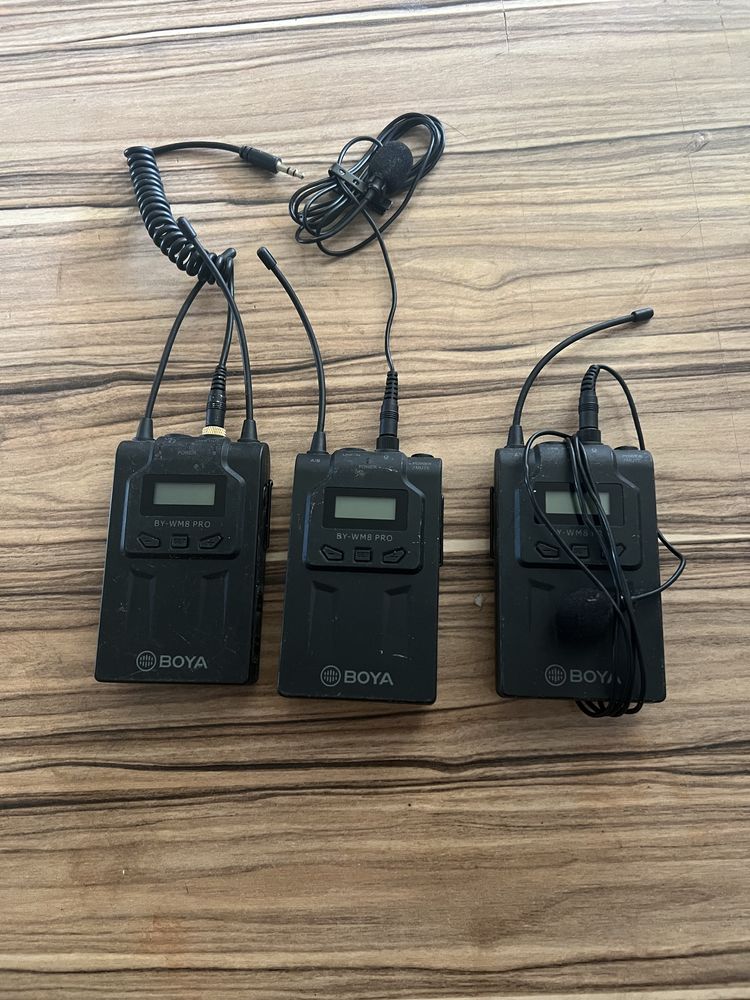 Продаю комплект радиопетличных микрофонов BOYA BY-WM8 PRO K2 (б/у)