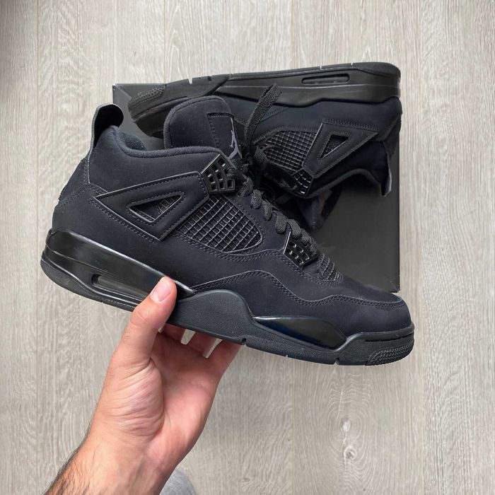 ⁓ 329,99 RON ⁓ Nike Air Jordan 4 Black Cat Editie Limitata -Verificare