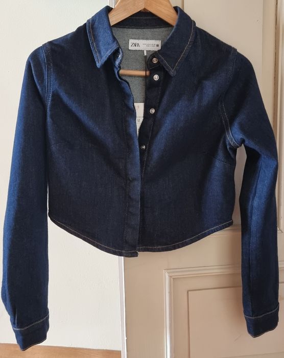 ZARA чисто нови, с етикет елегантно бюстие, дънкови ризи и елеци
