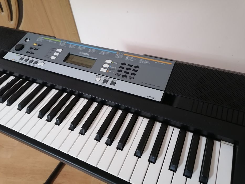 YAMAHA YPT-240 USB XGlite pian digital polifonic orga electronică