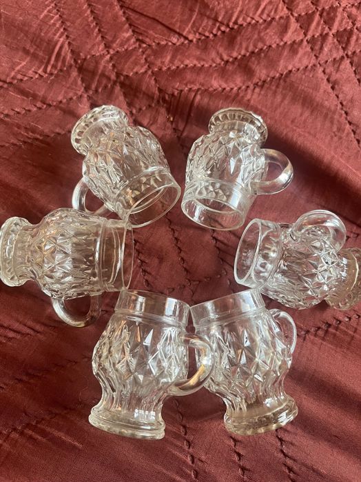 Нов сервиз чаши за ликьор от Австрия Ретро