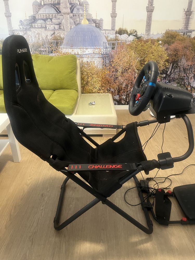 scaun gaming Playseat Cockpit pliabil aproape nou