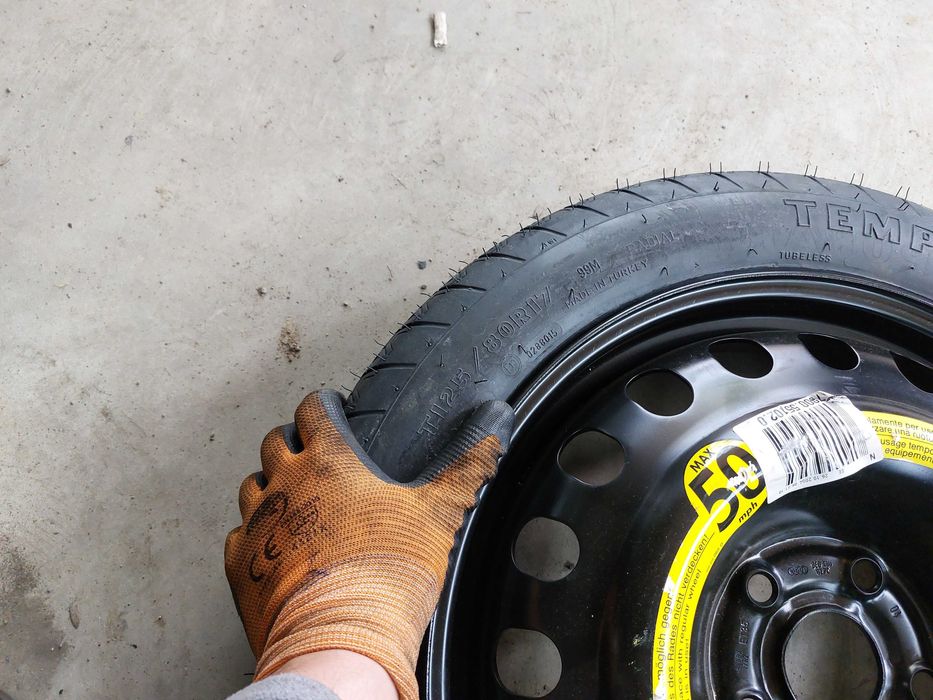 1 бр.гума патерица  Goodyear 125 80 17 за VW, AUDI,GOLF 5,6 ц,о 57,1.