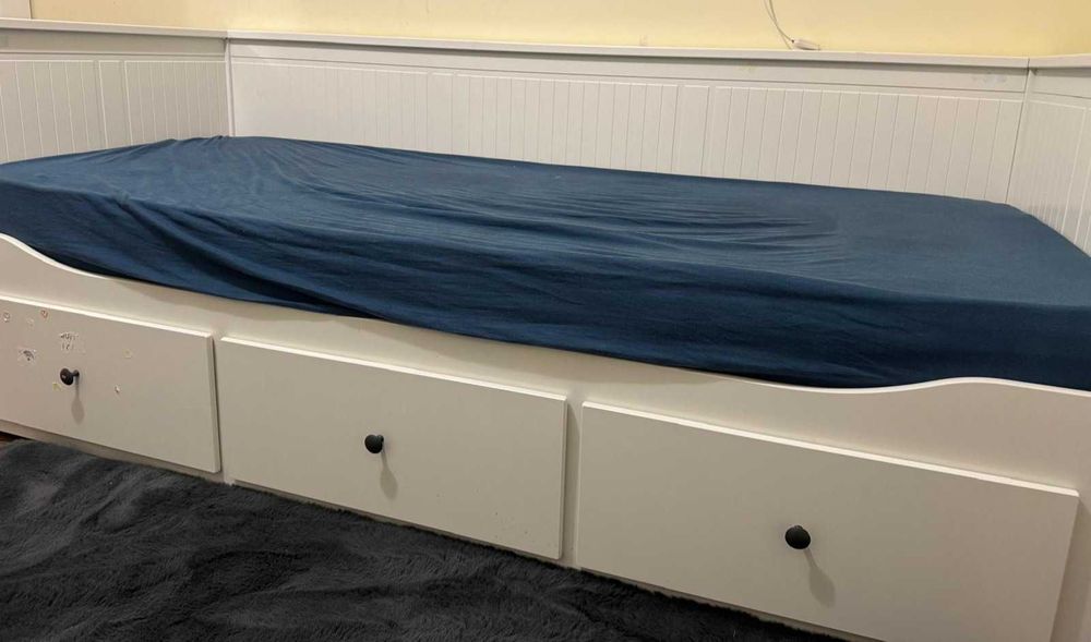 HEMNES - Divan cu 3 sertare