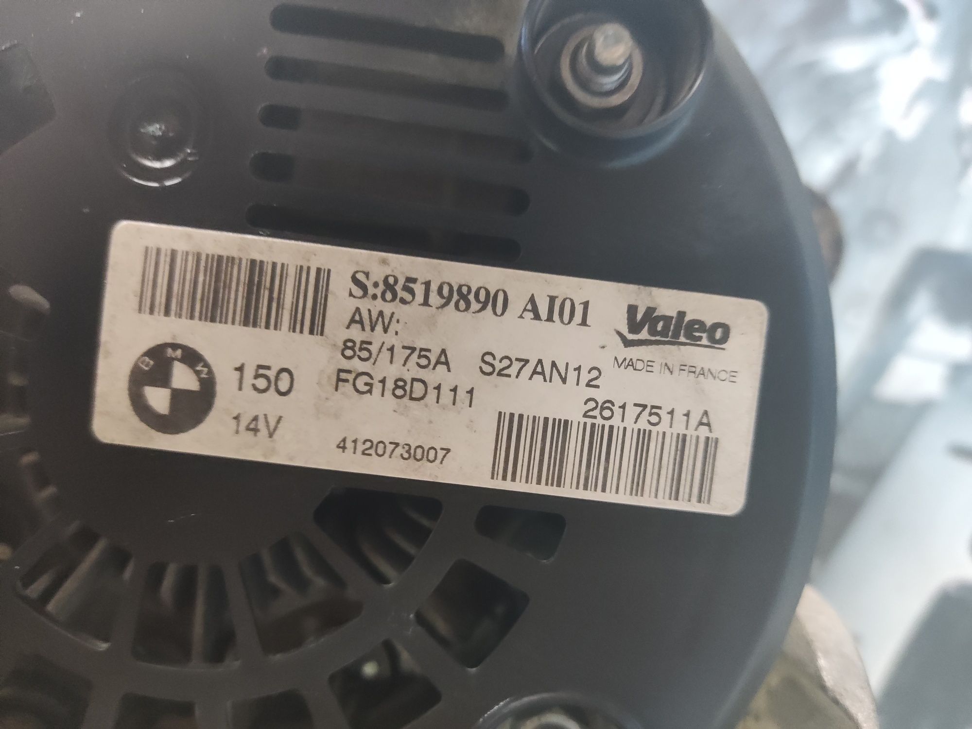 Alternator BMW E90 184cp
