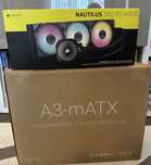 Carcasa Lian Li DAN A3 alba + cooler CPU Corsair Nautilus 360 RS ARGB