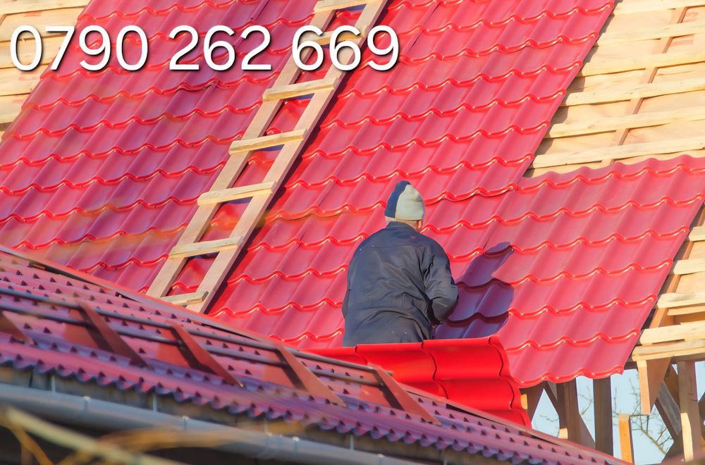 Reparatii acoperis, Dulgherie, Jgheaburi, Mansardare, Izolatii, Tiglă