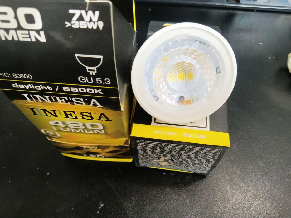 INESA LED лампи GU5.3 12V 7W 480lm 6500K 2бр.