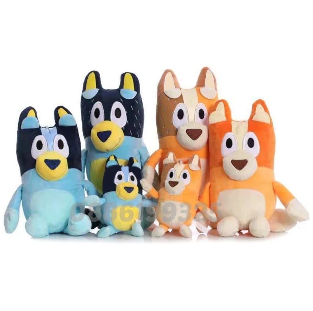 Плюшена играчка Блуи и Бинго + Раница Bluey and Bingo Комплект