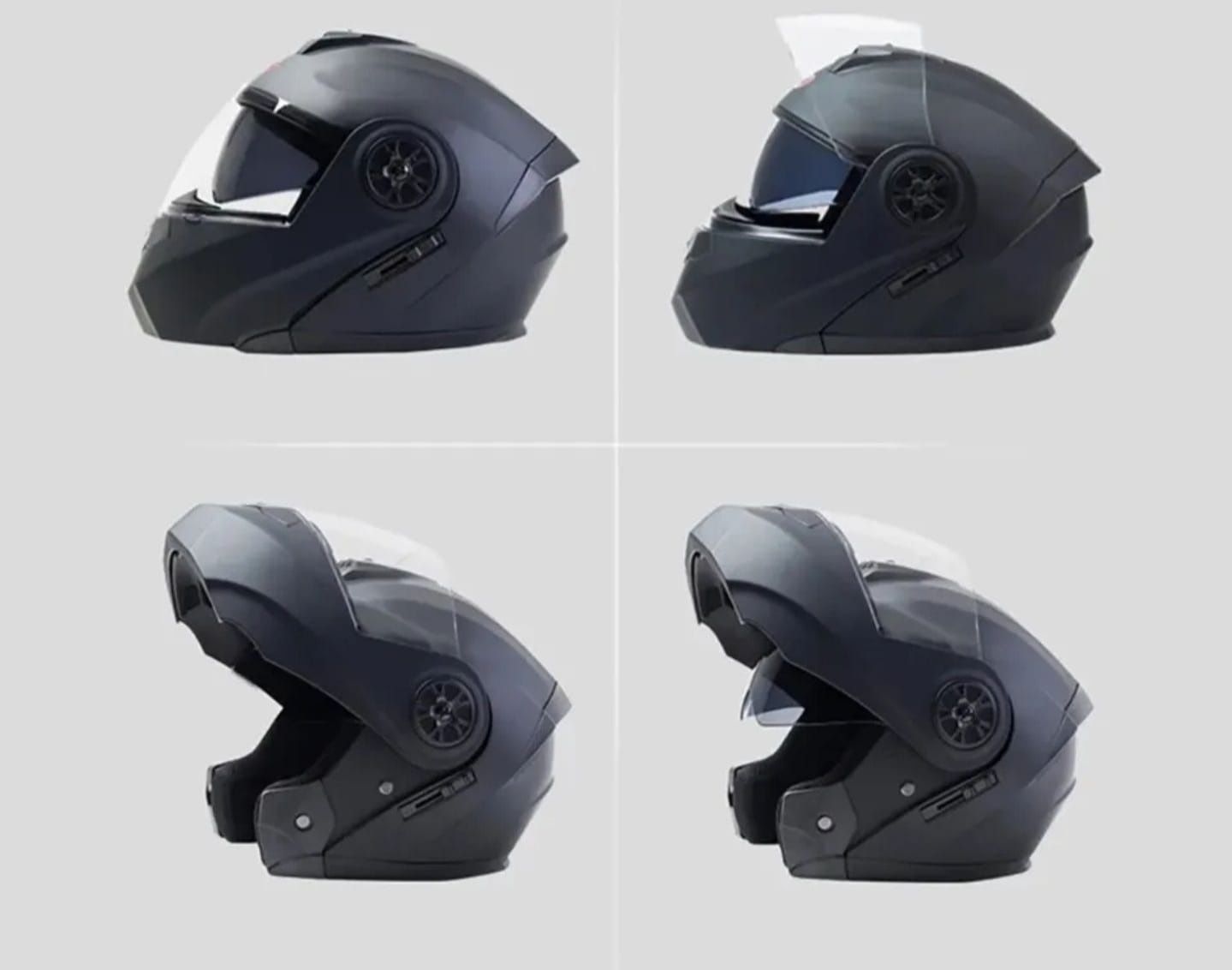 Casca scuter/moto fullface flip up modular motorcycle helmet delivery