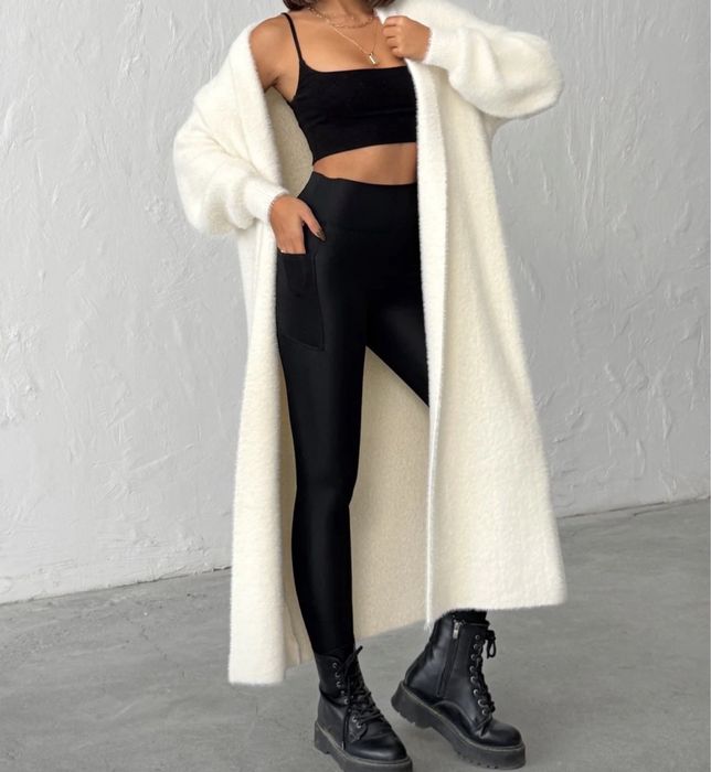 Дълга дебела жилетка последен брой