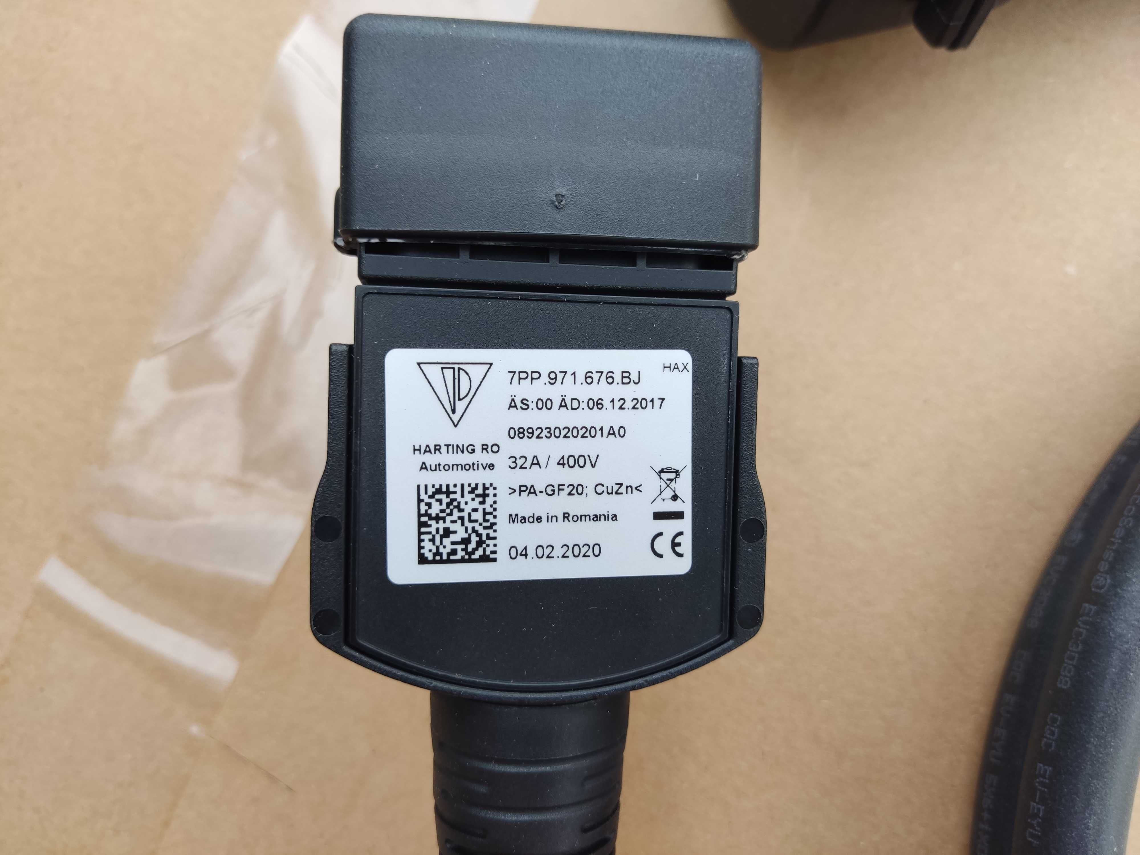 Продавам кабел за зареждане на електромобил Type 2, 32A/400V