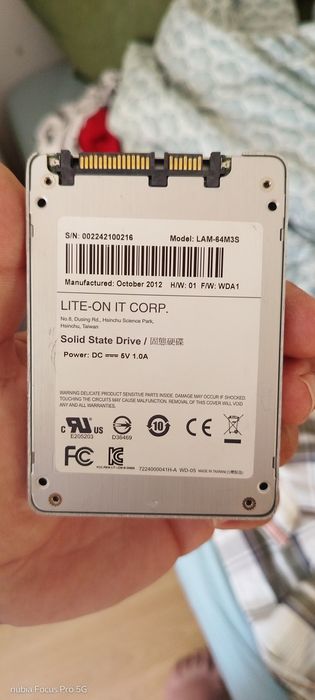 SSD Lite-On IT Corp 64 Gb