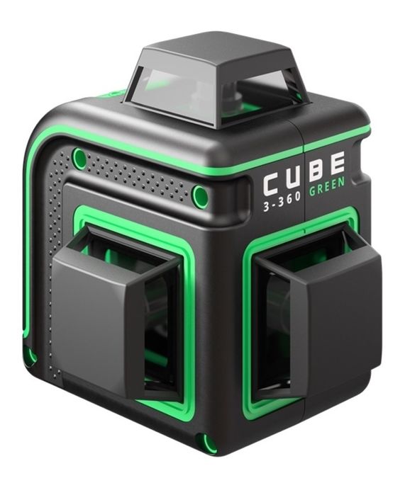 Лазерный уровень ADA линейный CUBE 3-360 GREEN BASIC EDITION