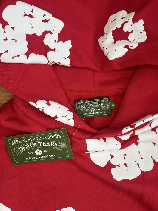 Hanorac Denim Tears Rosu