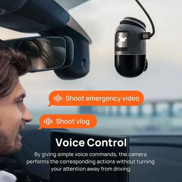 Camera auto 70mai Omni 360⁰, Memorie 128GB, detectie miscare, GPS&ADAS