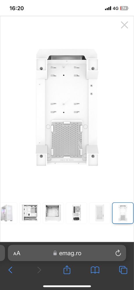 Carcasa PC Montech AIR 100ARGB, All White