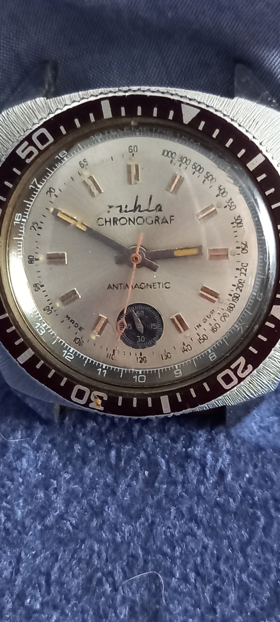 Ceas Bărbătesc Vintage Ruhla Chronograph