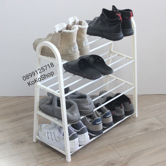 Бяла етажерка за обувки-61x28x64 см./етажерка за обувки/органайзер