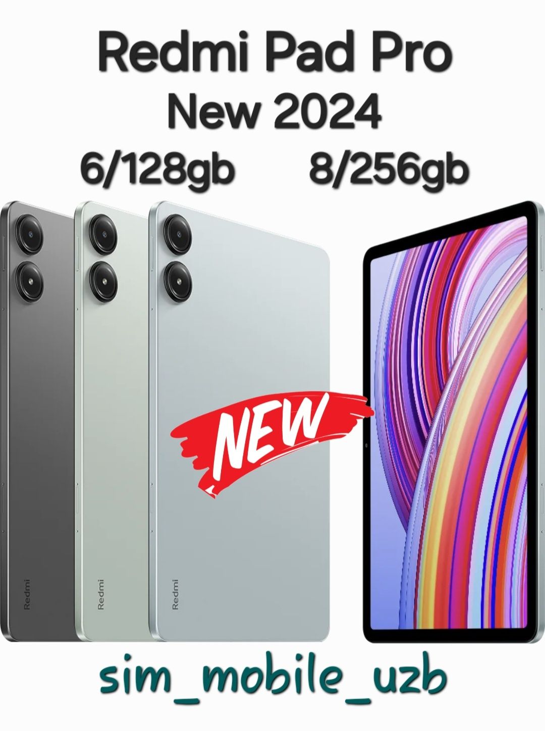 Redmi Pad Pro New 2024 Super Skidka+Garantiya+Dastavka