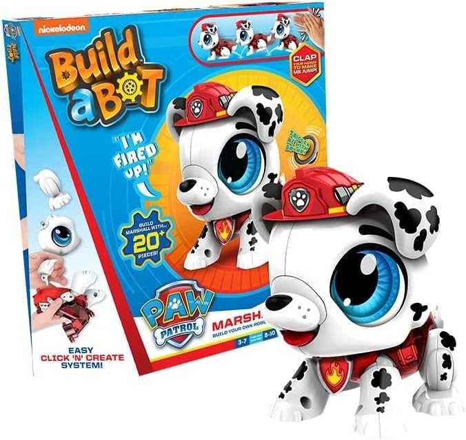 Интерактивна играчка Paw Patrol Куче робот за сглобяване Маршал