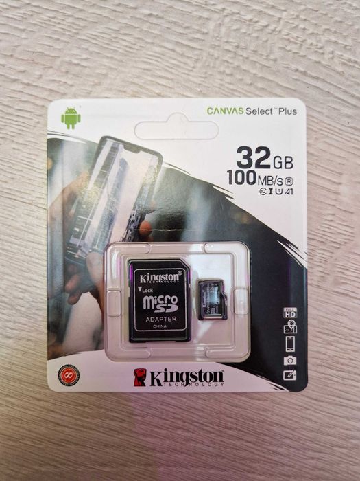 Карта памяти Kingston 32GB microSDHC новая
