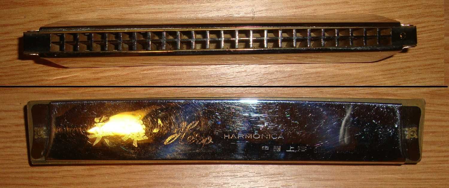 Muzicuta Hohner Silverstar C si Harmonica Vintage China