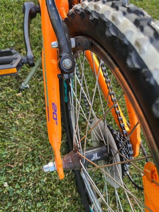 Bicicleta copii mtb CROSS Speedster Girl 20 - Portocaliu | 6-8 ani