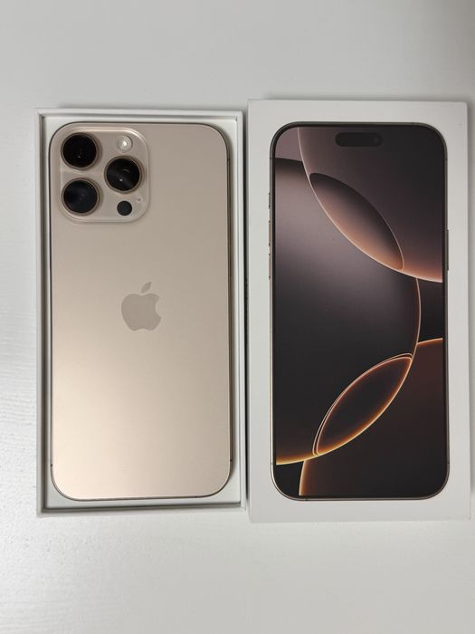 IPHONE 16 PROMAX Desert Titanium, 512 gb, IMPECABIL