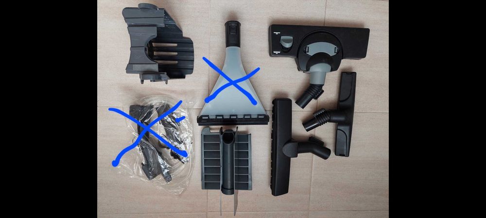 Accesorii aspirator bosch aquawash si zelmer cu spalareca nefolosite