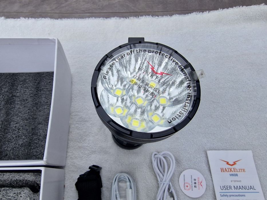 Lanterna HIKELITE HK08 60.000 LUMENI