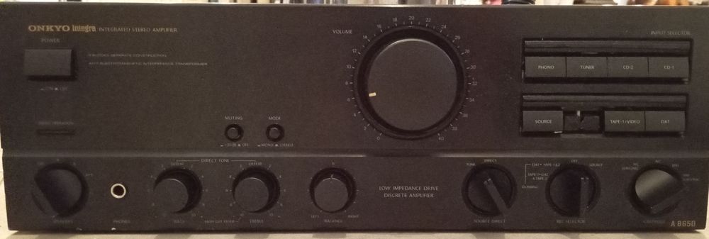 monstru defect onkyo integra 8650