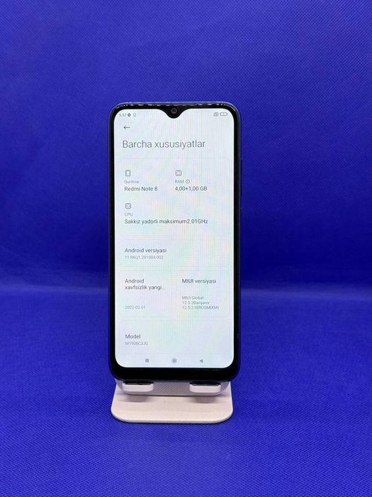 Redmi note 8 sotiladi dastavka bor