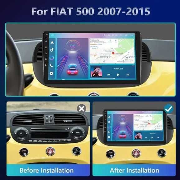 Fiat 500 2007 - 2015 Мултимедия с НАВИГАЦИЯ АНДРОИД