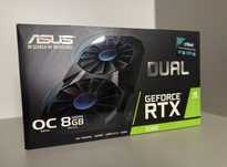 Vând placă video ASUS Dual GeForce RTX 2080 OC Edition 8GB GDDR6 noua