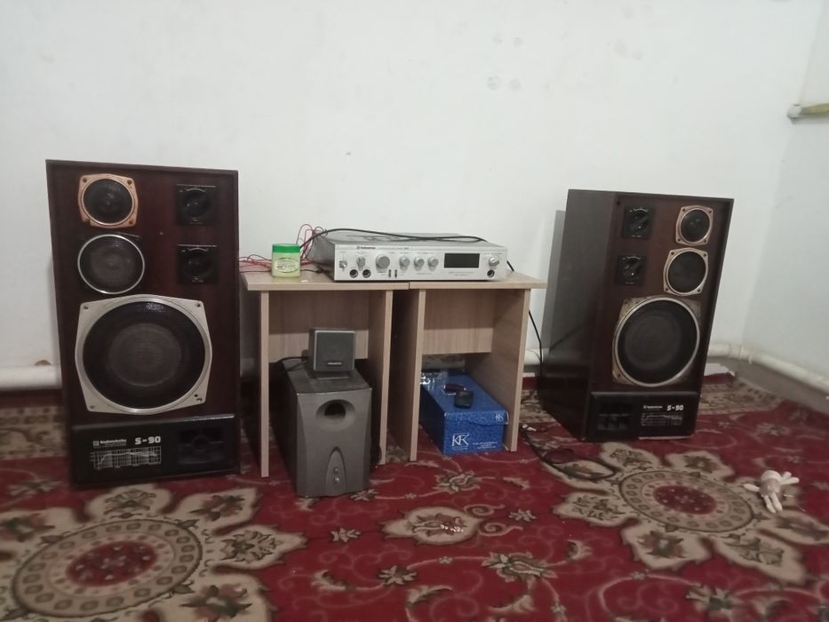 S90 калонка сатылады усилитилимен