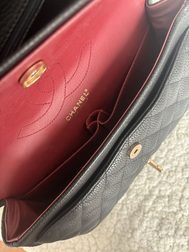 Черна дамска чанта Chanel