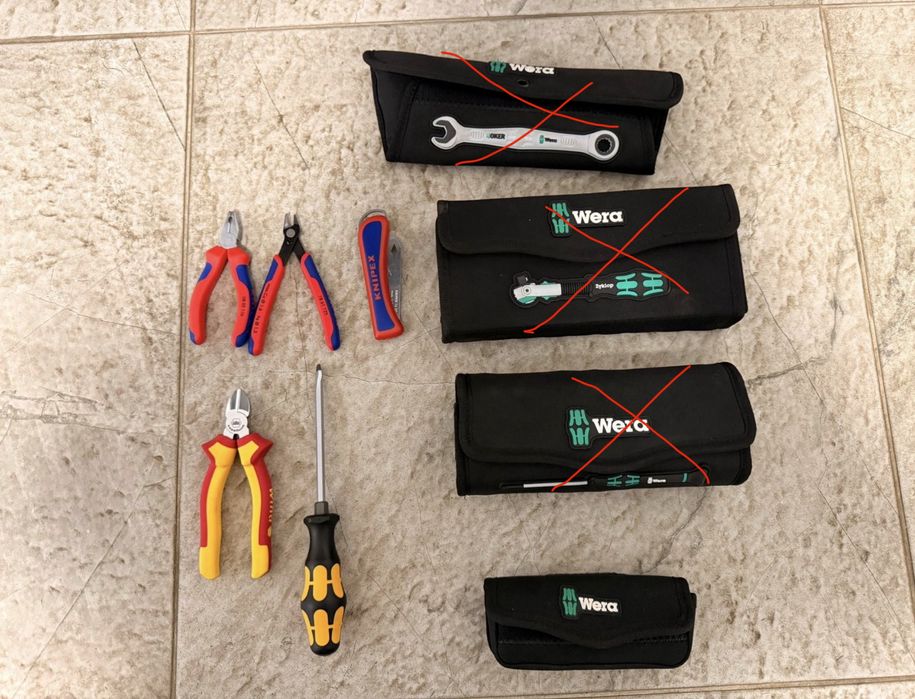 Surubelnita biti foarfeca scule  WERA Knipex