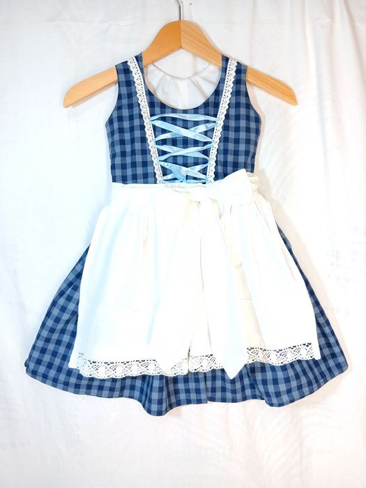 Dirndl fetițe Nr.104-116 cm  5-6 ani Sarafan tirolez  Rochie bavareza