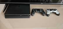Play Station 4 (PS4), Slim, 1 TB + 2 Controllere