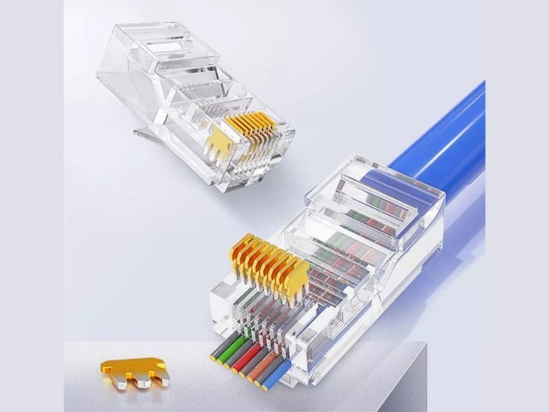 Set 100 mufe Connector RJ45 – EASY PLUG – pass through