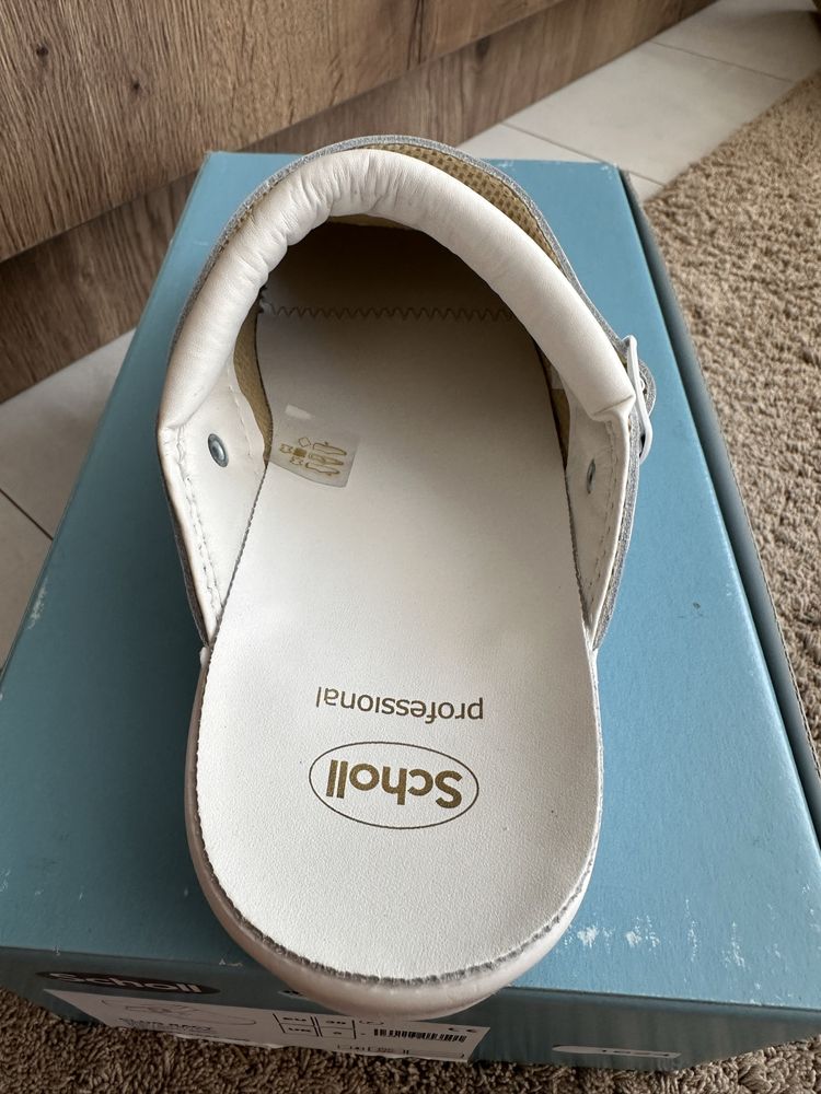 Saboti ortopedici dama Scholl Clog Racy piele cu brant anatomic Noi