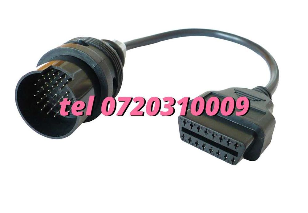 Cablu Adaptor Iveco Daily 38 Pin La Obd2 Pt Autocom Delphi Wurth